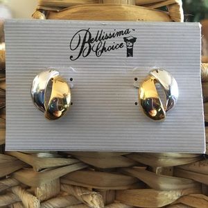 Vintage Bellissima Choice gold & silver earrings